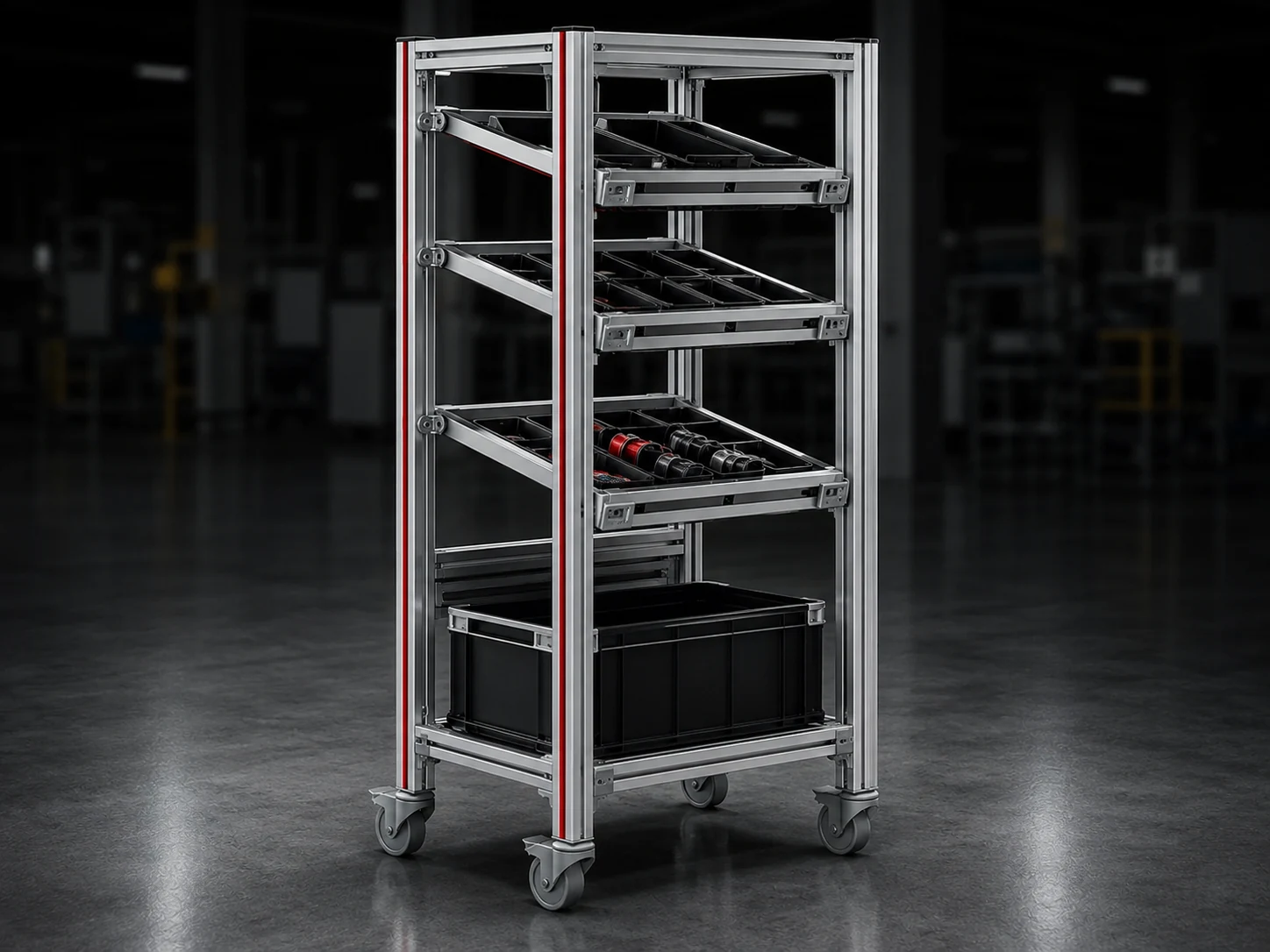 Modulares Material- und Regalsystem von INJA
